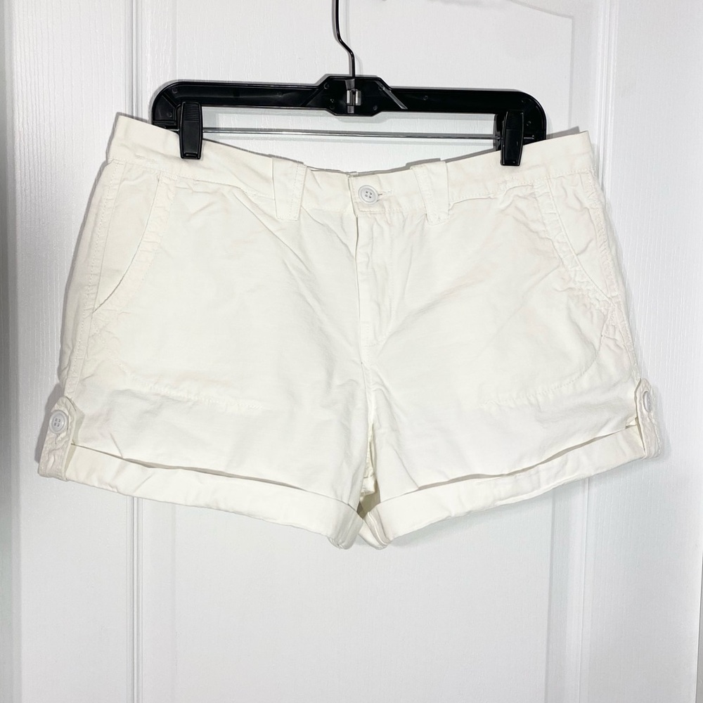 Y2K Lucky Brand White Cotton Cargo Shorts Size 12